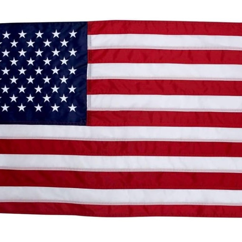 2x3 American Flag – Embroidered Stars, Made in USA